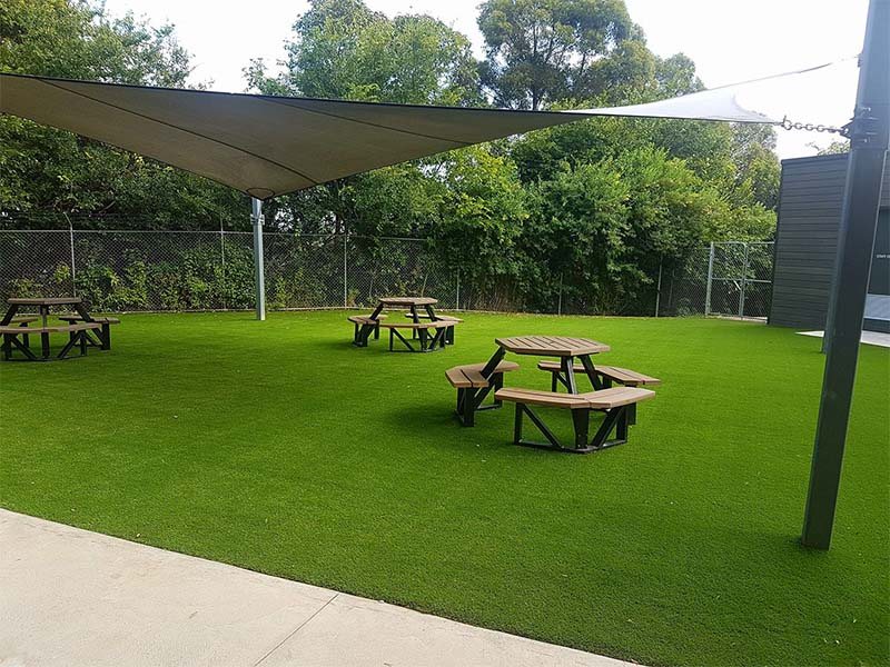Artificial turf installation photo 7